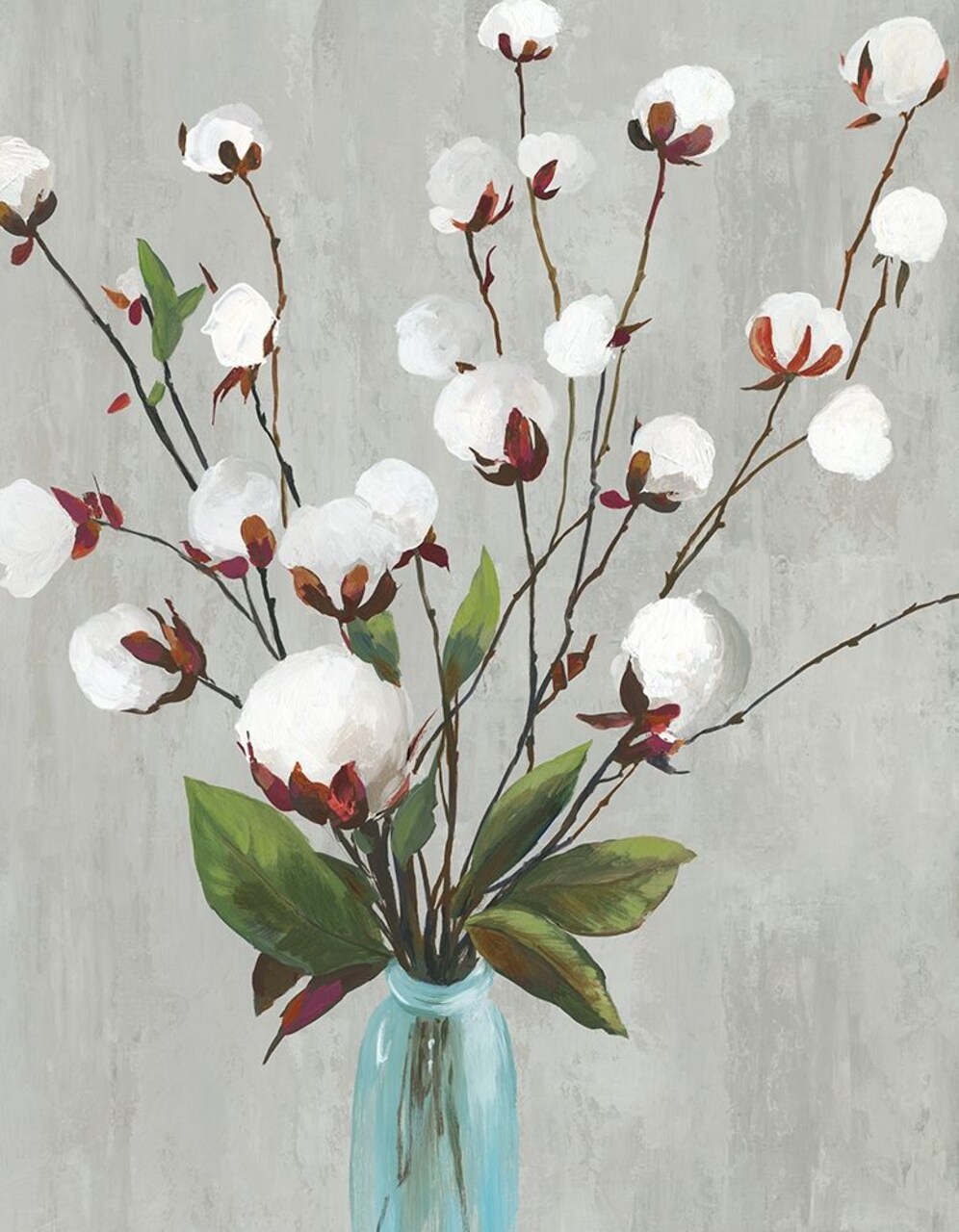 Cotton Ball Flowers II Poster Print by Asia Jensen - Item # VARPDXJN273A